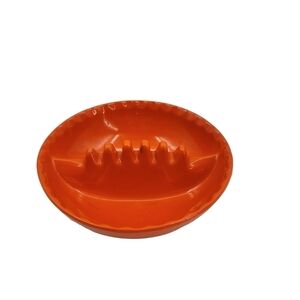 Vintage Anholt Ashtray Mid Century Orange 5" Round Plastic Melamine Retro MCM...